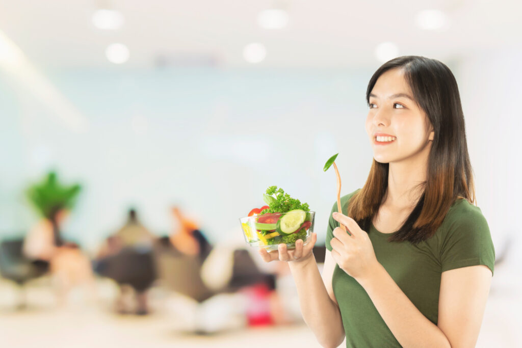 dinh dưỡng lành mạnh cải thiện tình trạng thiếu sức sống