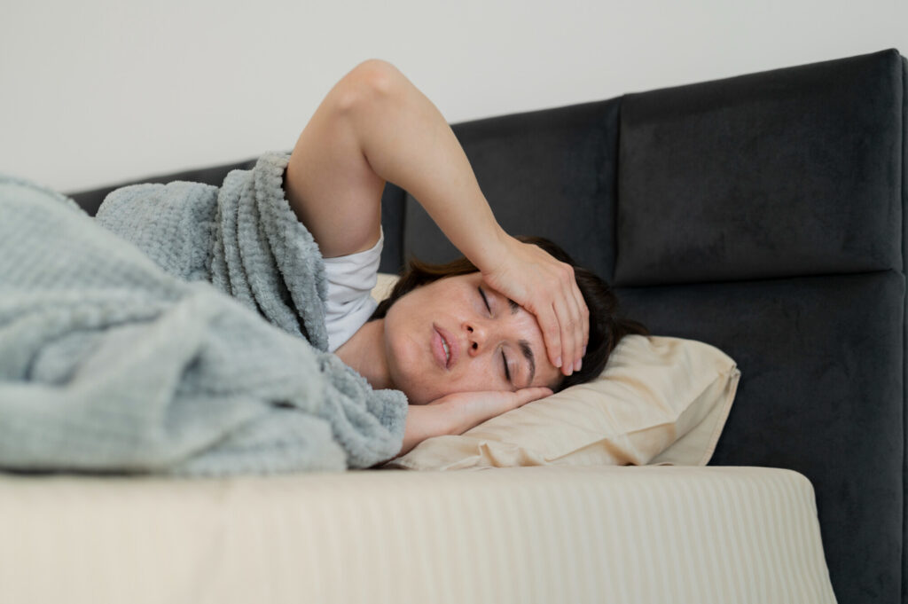 mất ngủ ở phụ nữ tiền mãn kinh
