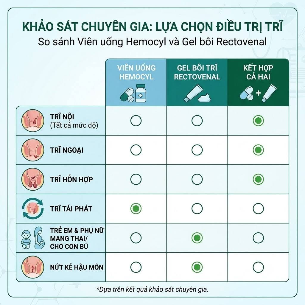 lựa chọn phương pháp điều trị bệnh trĩ phù hợp như thế nào